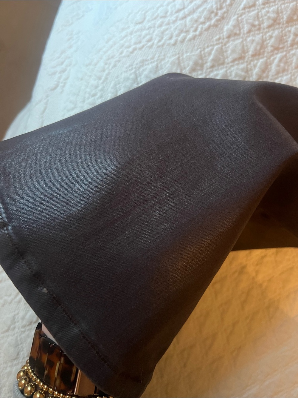 Frame Jet Set Cropped Mini Bootcut Espresso Coated - Picture 7 of 7